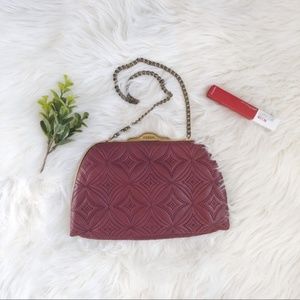 Fossil Vintage Reissue Revival Burgundy Purse